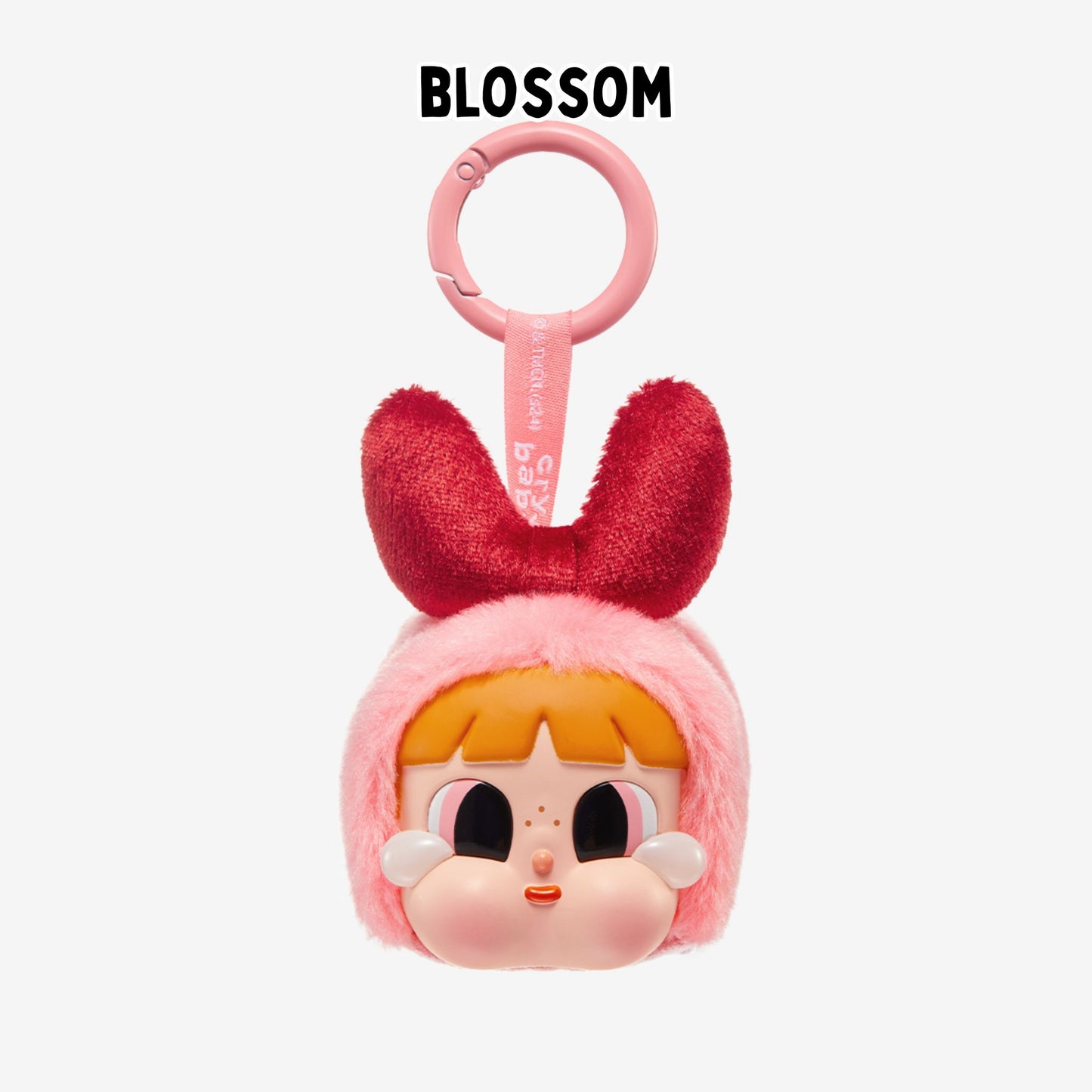 POP MART CRYBABY × Powerpuff Girls Series-Vinyl Face Plush Keychain (Sealed Foil Bag, NO BOX)