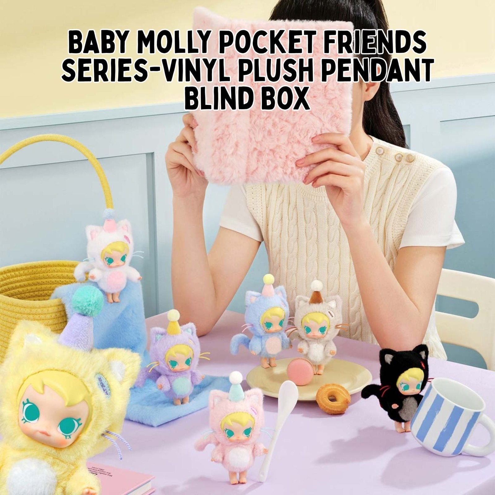 Baby Molly Pocket Friends Series-Vinyl Plush Pendant Blind